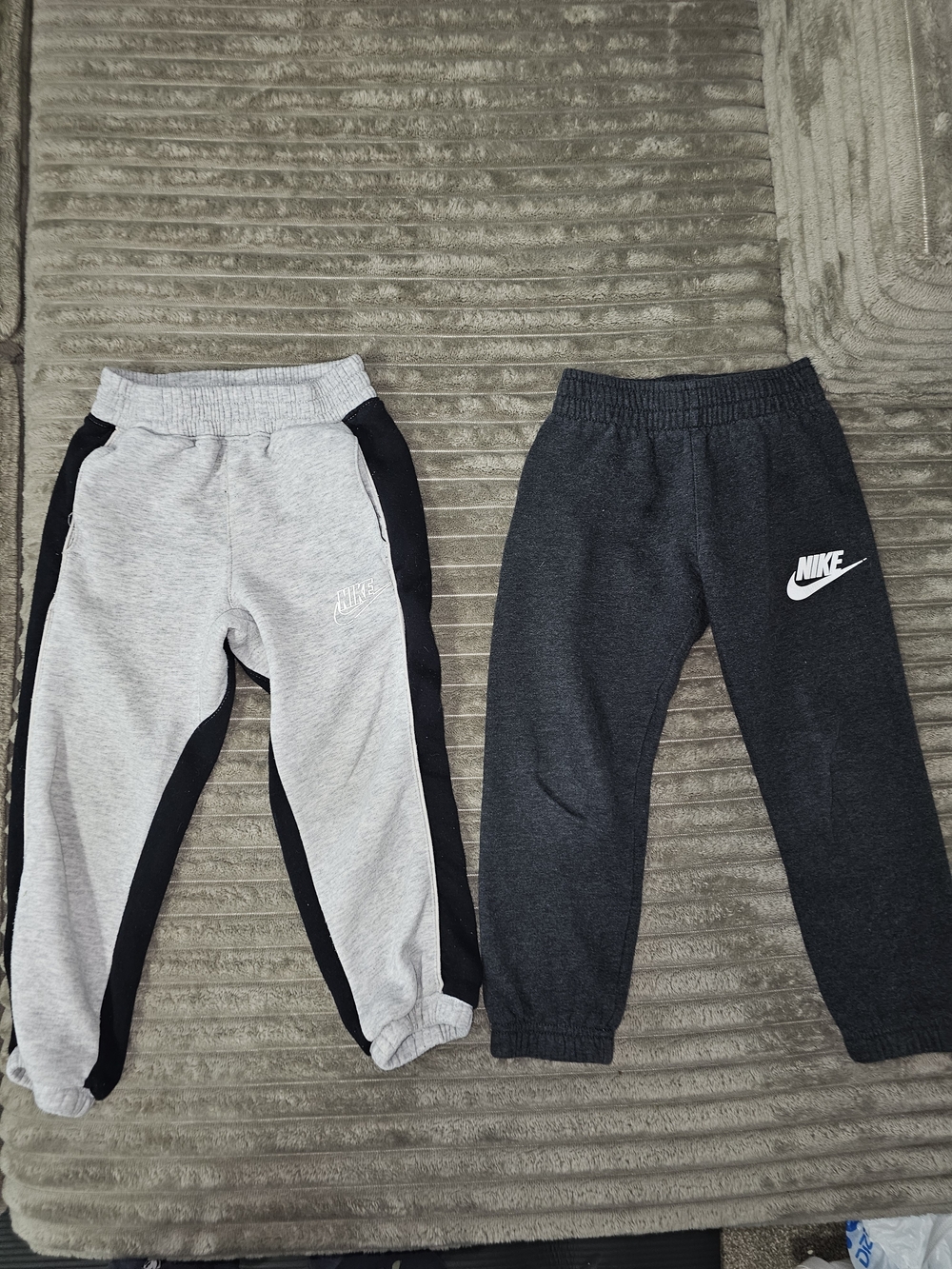 Nike Kids' Grey and Charcoal Jogger Pants - 2-Pack - KD6